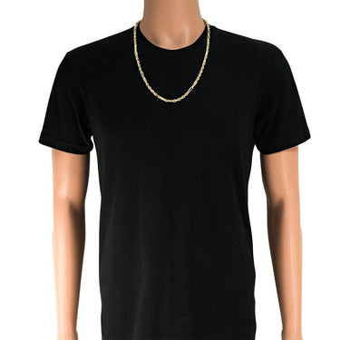 Milano Link Chain in 14k Yellow Gold 4.5 mm